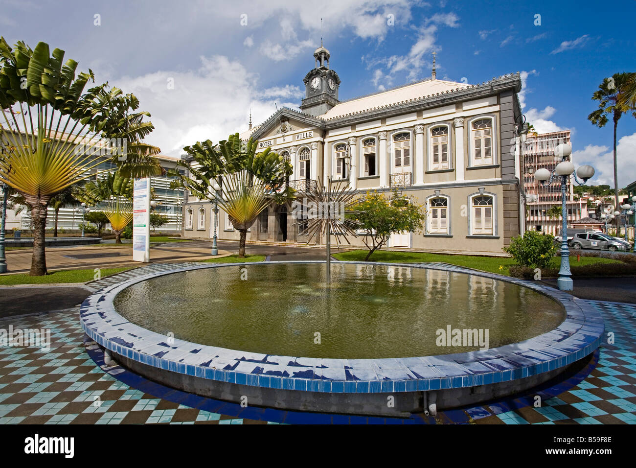 Teatro Comunale, Fort-de-France, Martinica, Antille Francesi, West Indies, dei Caraibi e America centrale Foto Stock