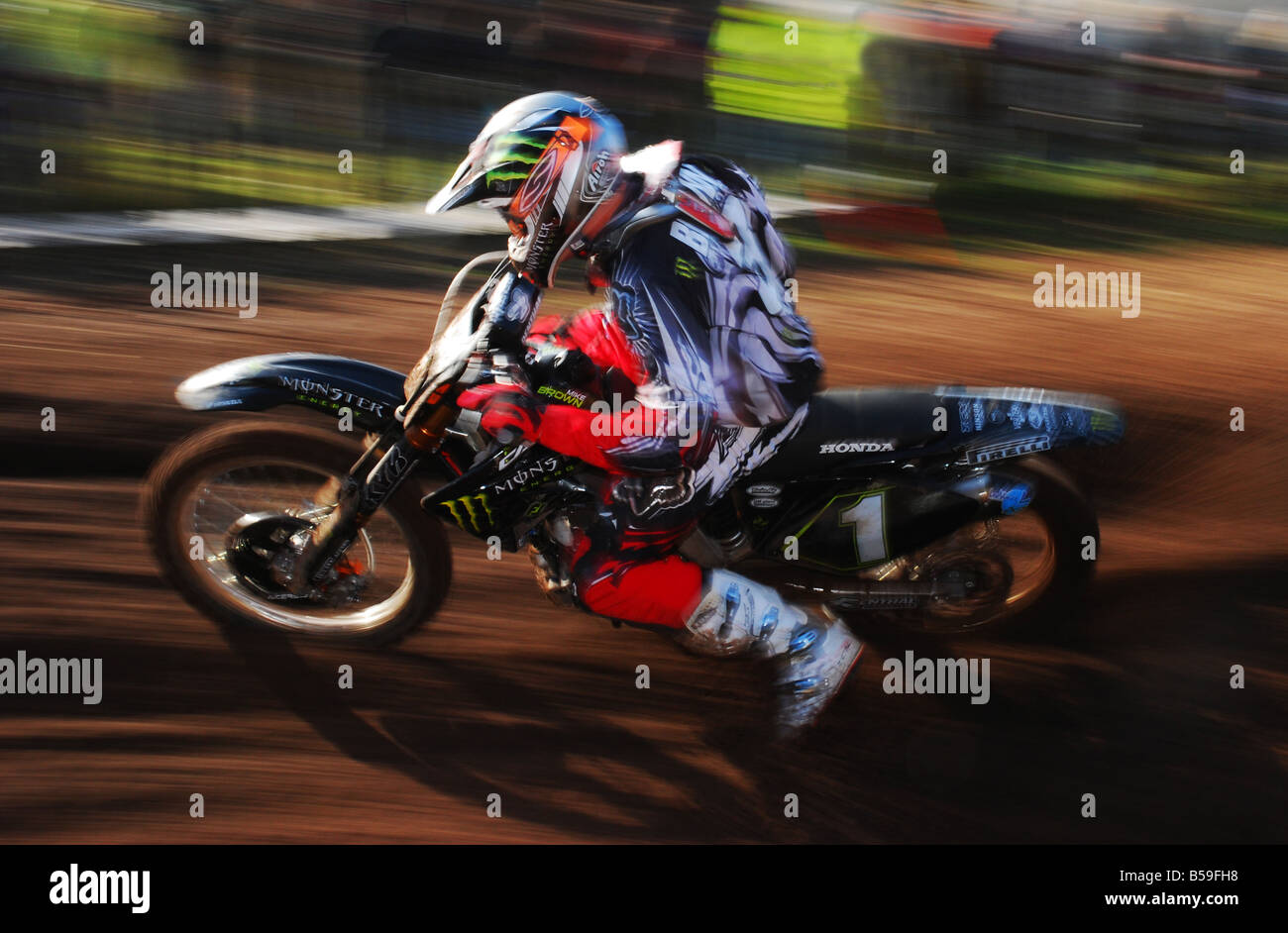 Mike Brown racing a Hawkstone Park, Inghilterra 2008 Foto Stock