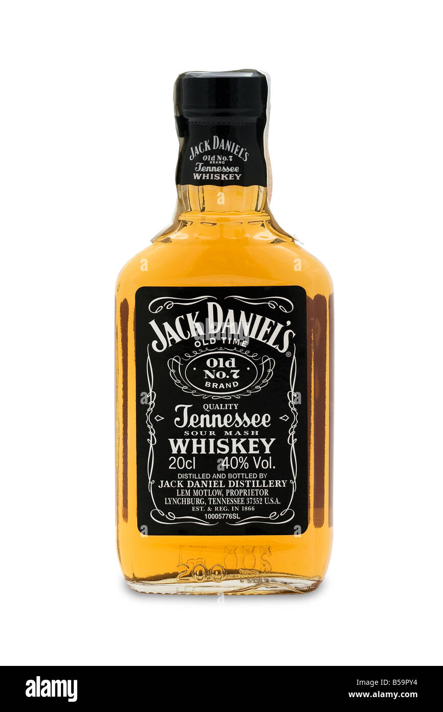 Jack Daniels vecchio tempo Sour Mash whisky whiskey tennessee usa Foto Stock