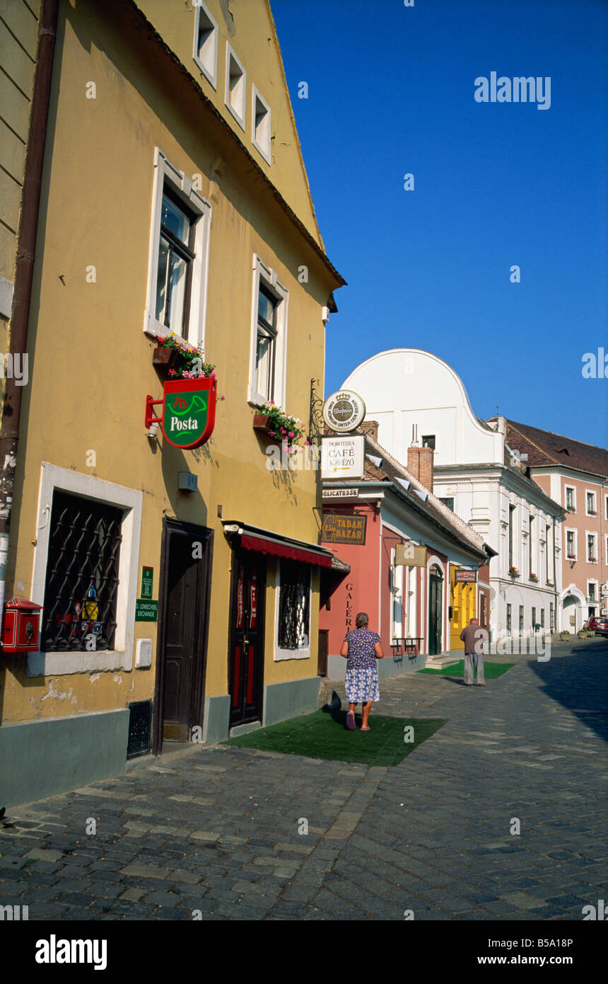 Area dello Shopping Szentendre Ungheria Europa Foto Stock