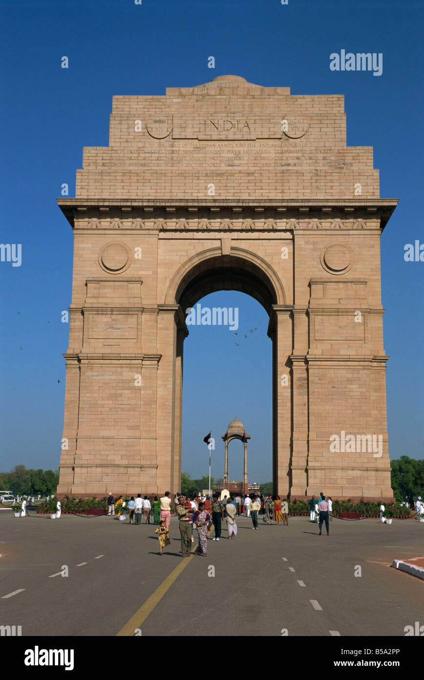 India Gate New Delhi India Asia Foto Stock