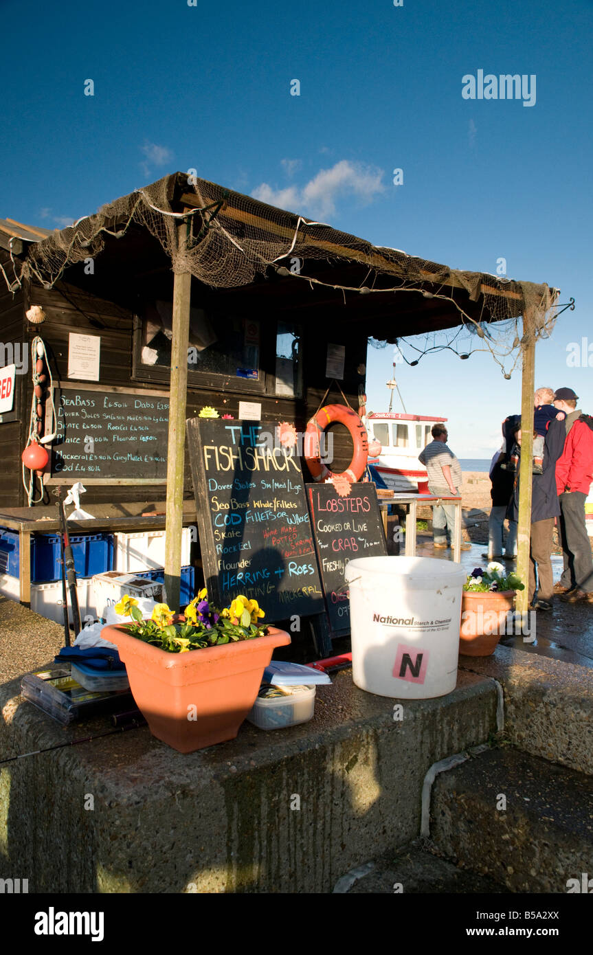 Il pesce Shack, Aldeburgh, Suffolk REGNO UNITO Foto Stock