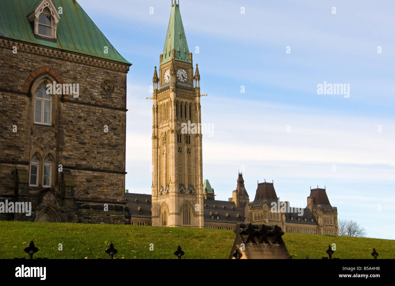 Parlamento canadese Ottawa Ontario Canada Foto Stock