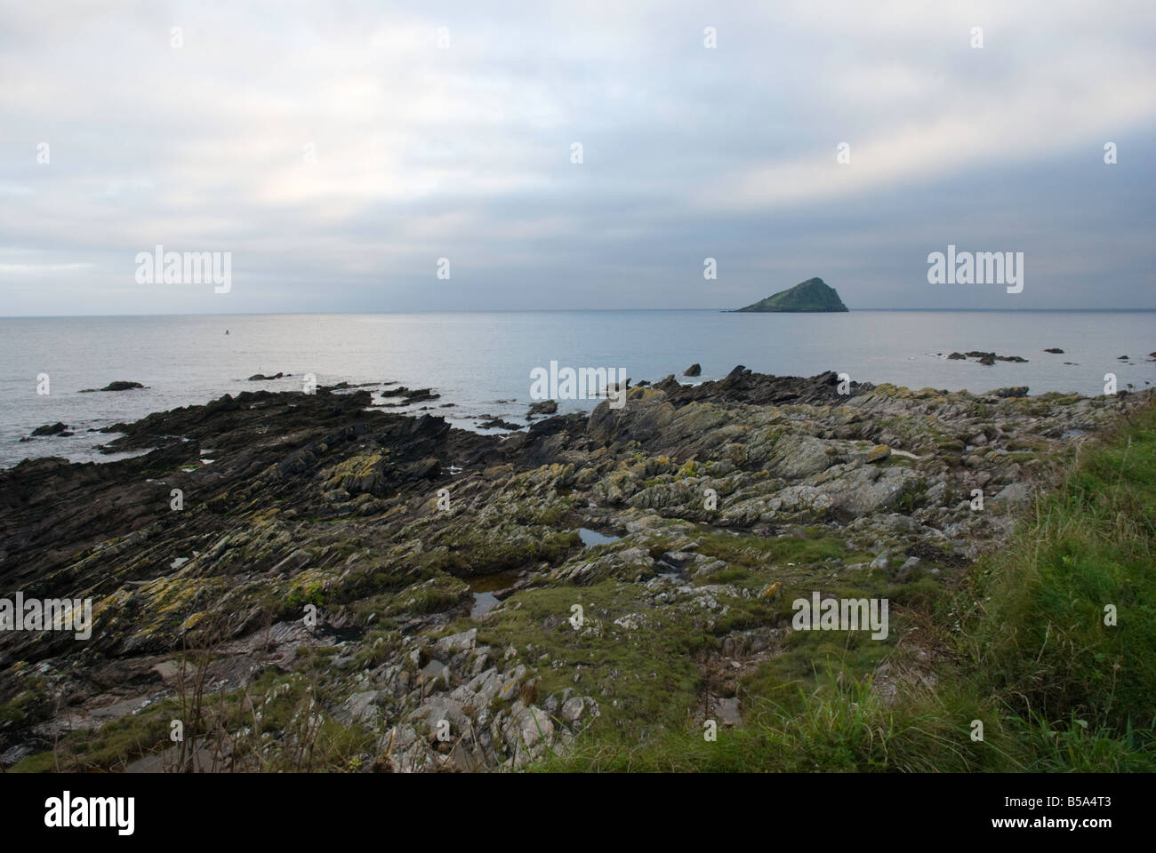 Spiaggia di Wembury Foto Stock