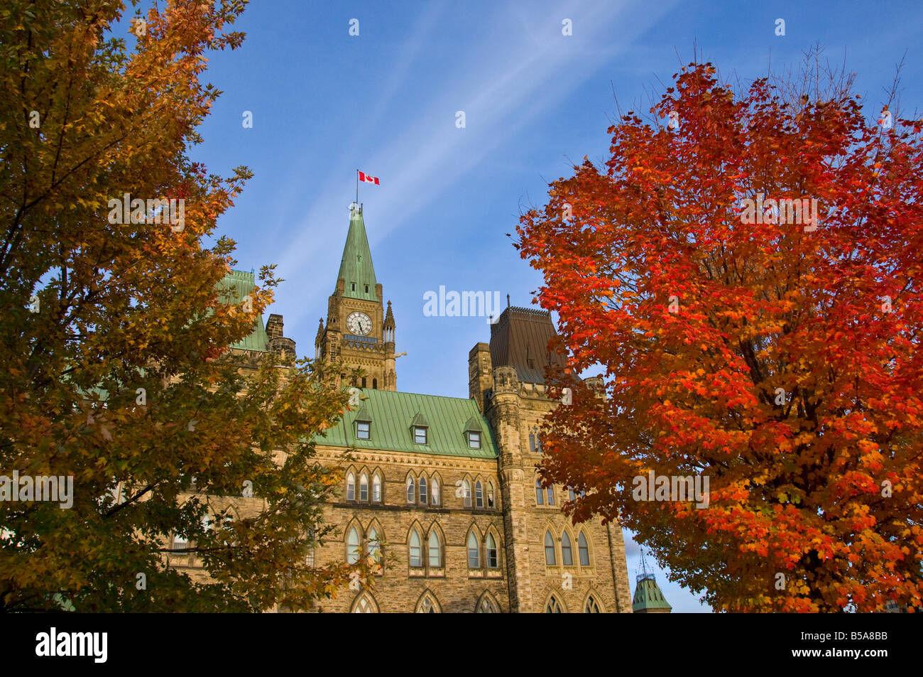 Parlamento canadese Ottawa Ontario Canada Foto Stock