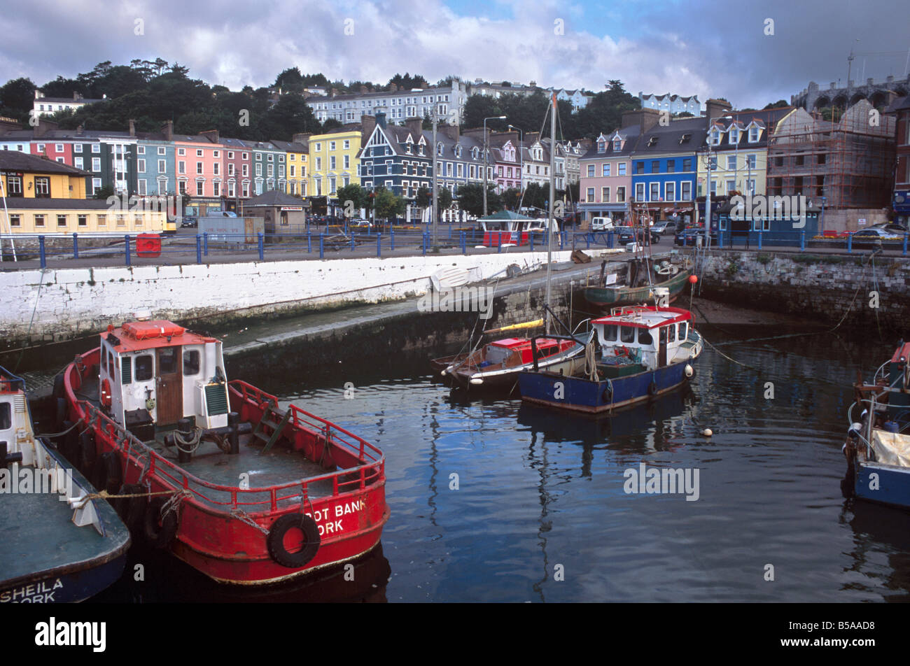 Porto di Cobh, Cobh (Cork), nella contea di Cork, Munster, Repubblica di Irlanda, Europa Foto Stock