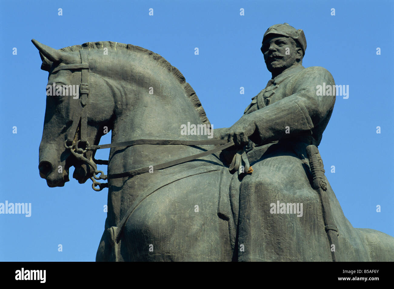 M. Frunze, conquistatore bolscevico dell Asia centrale, Bishkek, Kirghizistan, Asia centrale Foto Stock