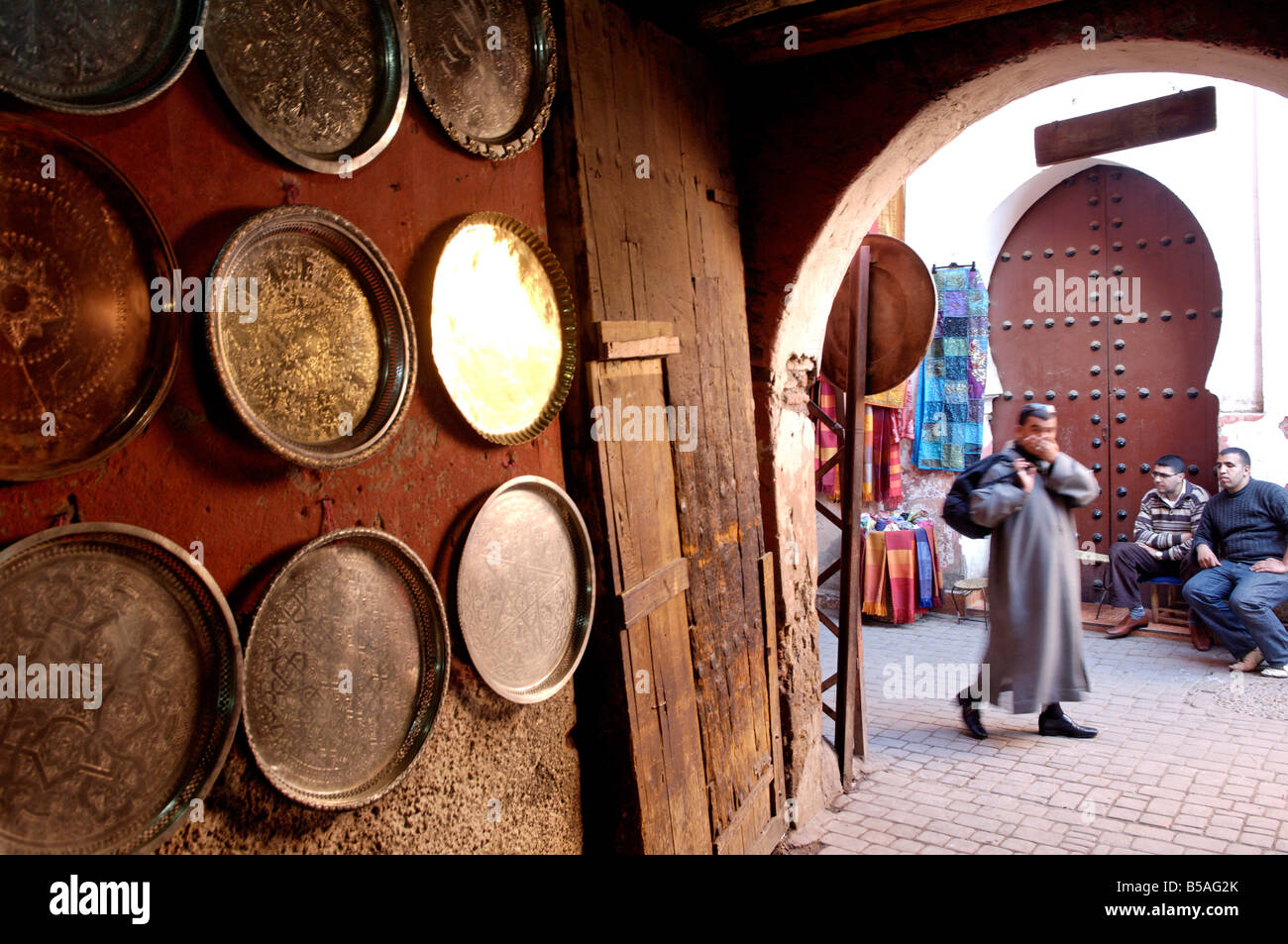 Il Souk della Medina, Marrakech, Marocco, Africa Settentrionale, Africa Foto Stock