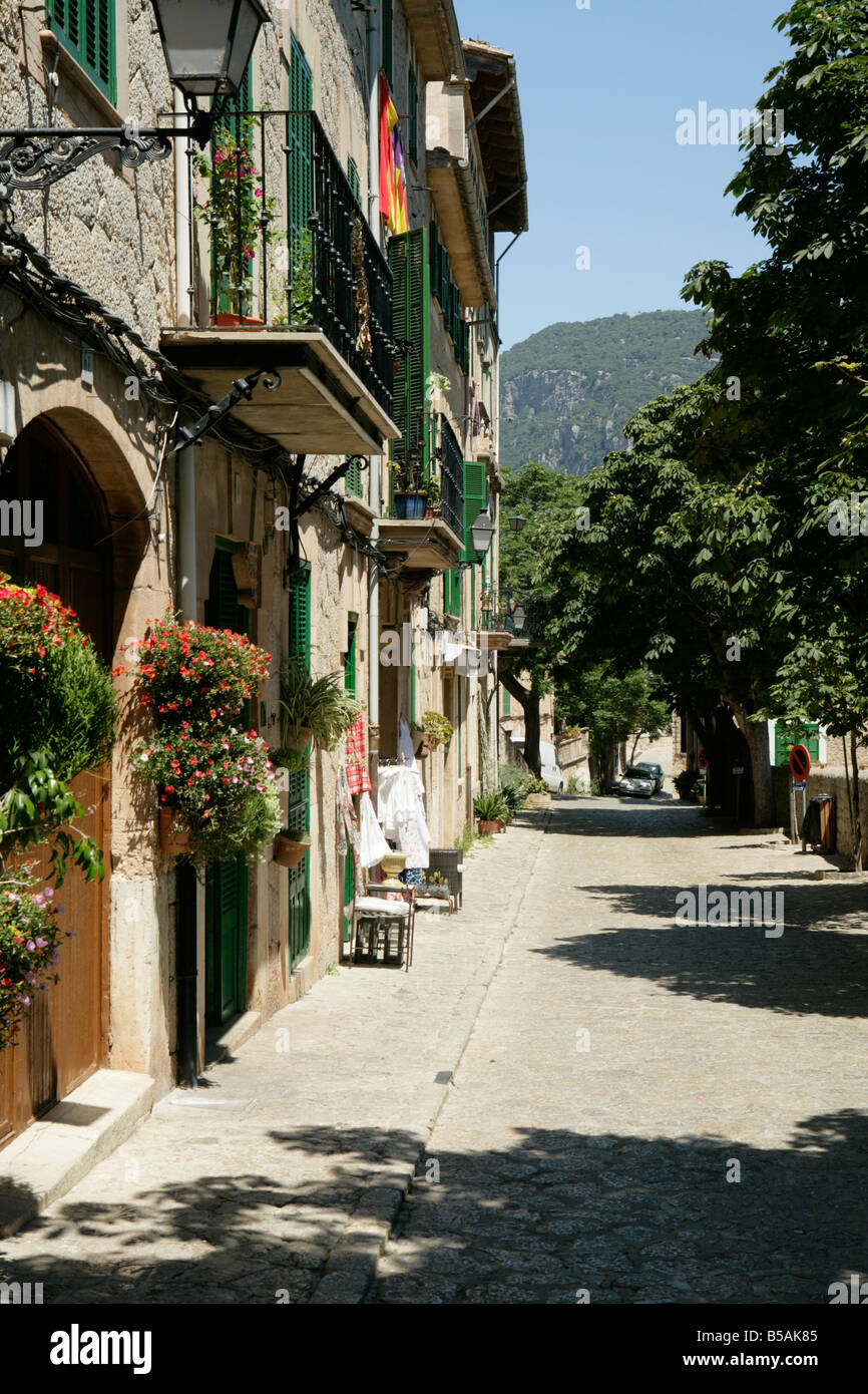 Strada di Valldemossa Foto Stock