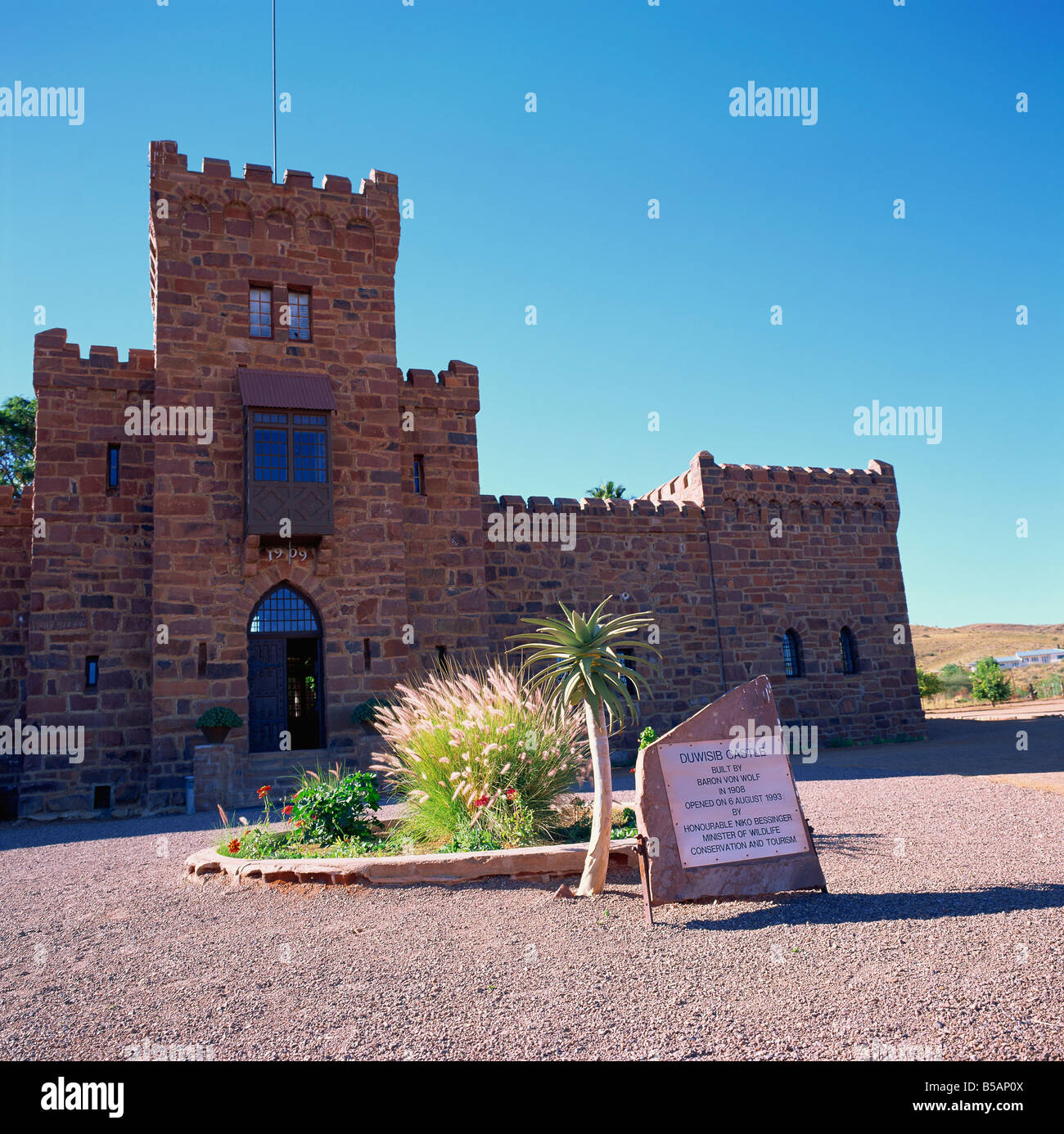 Una romantica follia Duwisib Castle Namibia Africa Foto Stock