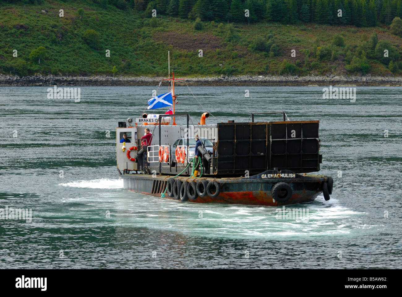 Il Glenelg a Skye traghetto, Highlands Occidentali, Scozia Foto Stock