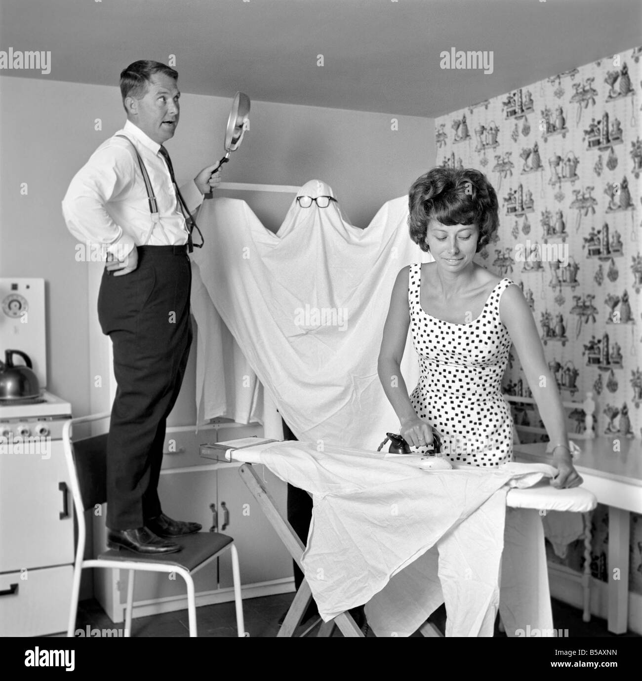 Eric Morecambe e Erine saggia comie TV double act. 1963 A973A-001 Foto Stock