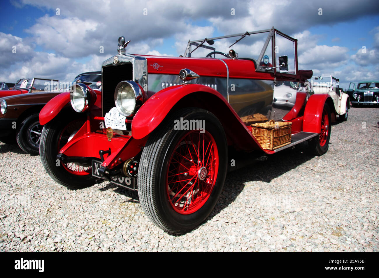 Una rara 1928 mg 14/40 auto aperto Foto Stock