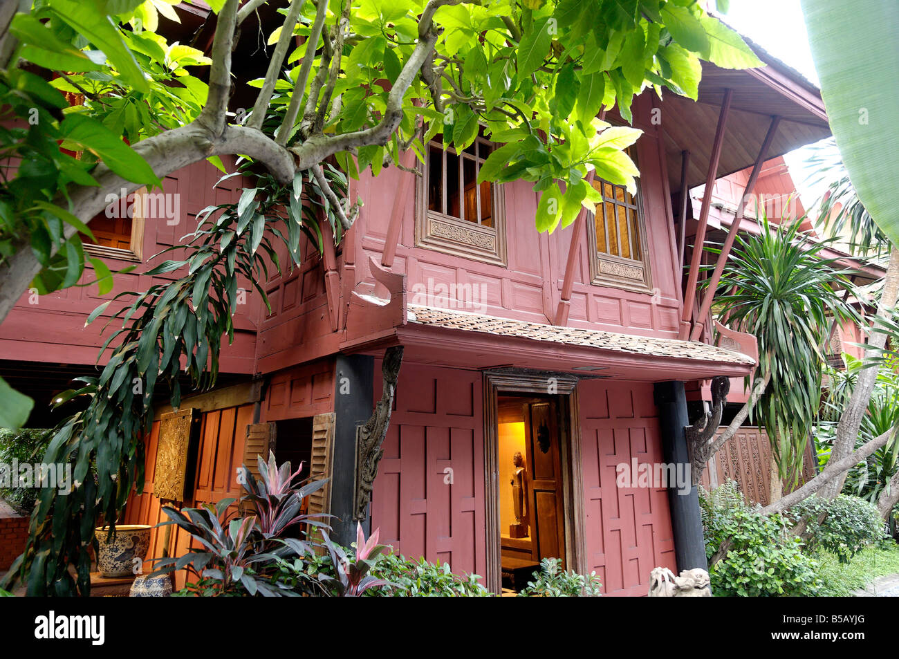 Jim Thompson's Thai House, Bangkok, Thailandia, Sud-est asiatico Foto Stock