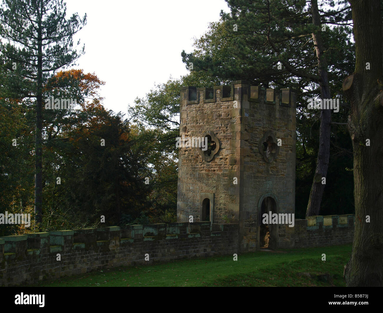 Wentworth Giardini di Castello Yorkshire Foto Stock