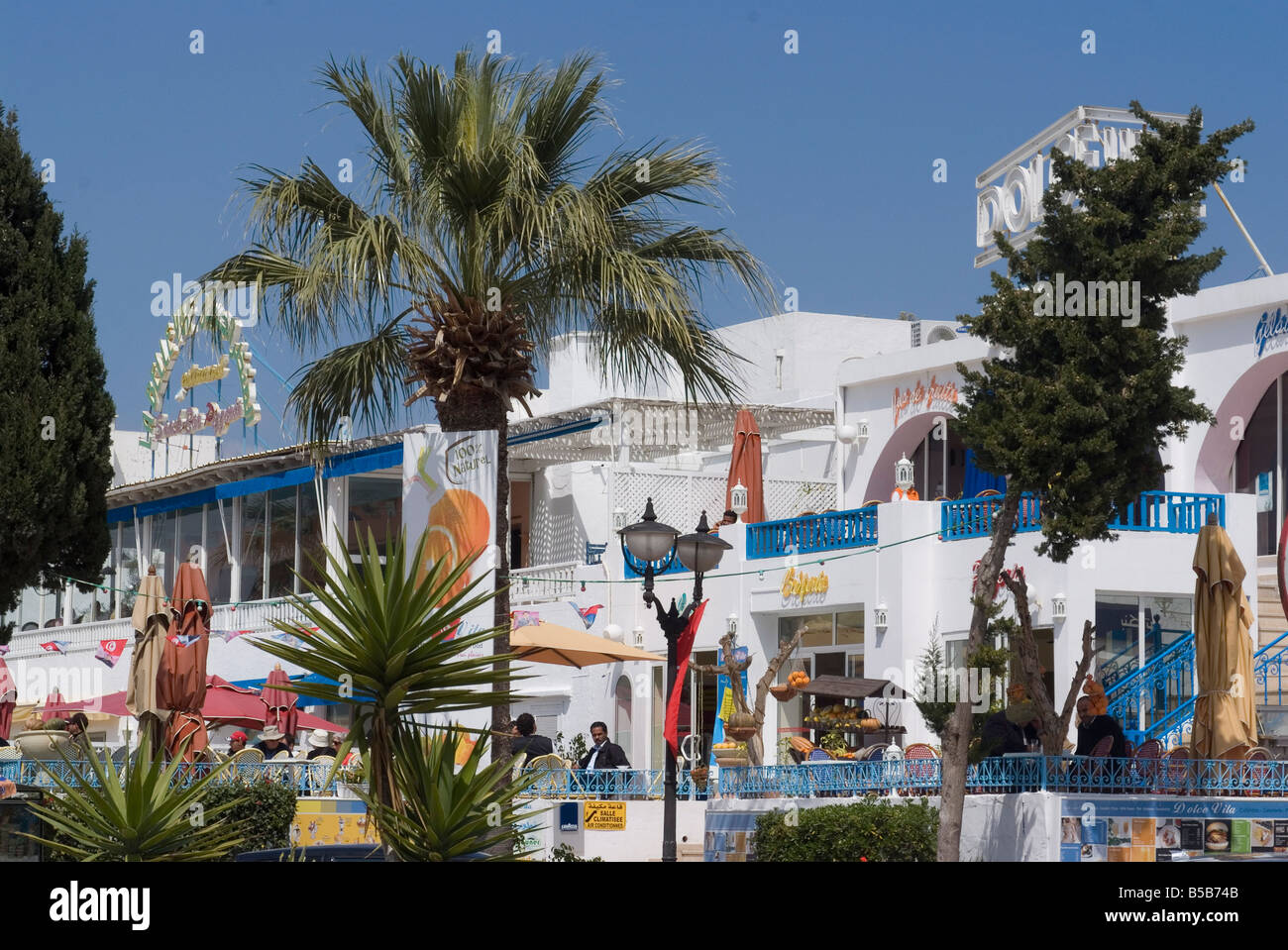 Centro città, Hammamet, Tunisia, Africa Settentrionale, Africa Foto Stock