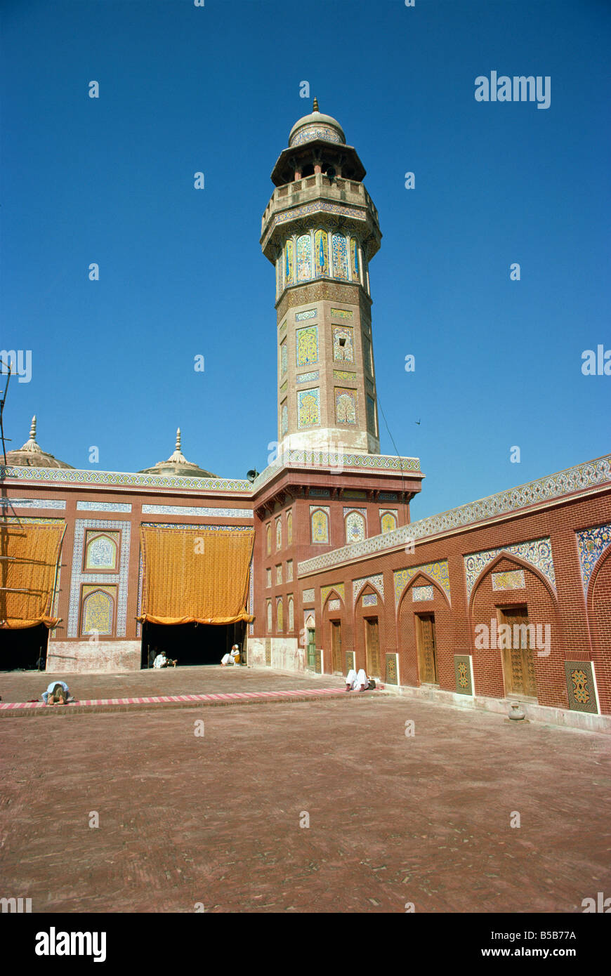 Wazir Khan moschea a Lahore in Pakistan Asia Foto Stock