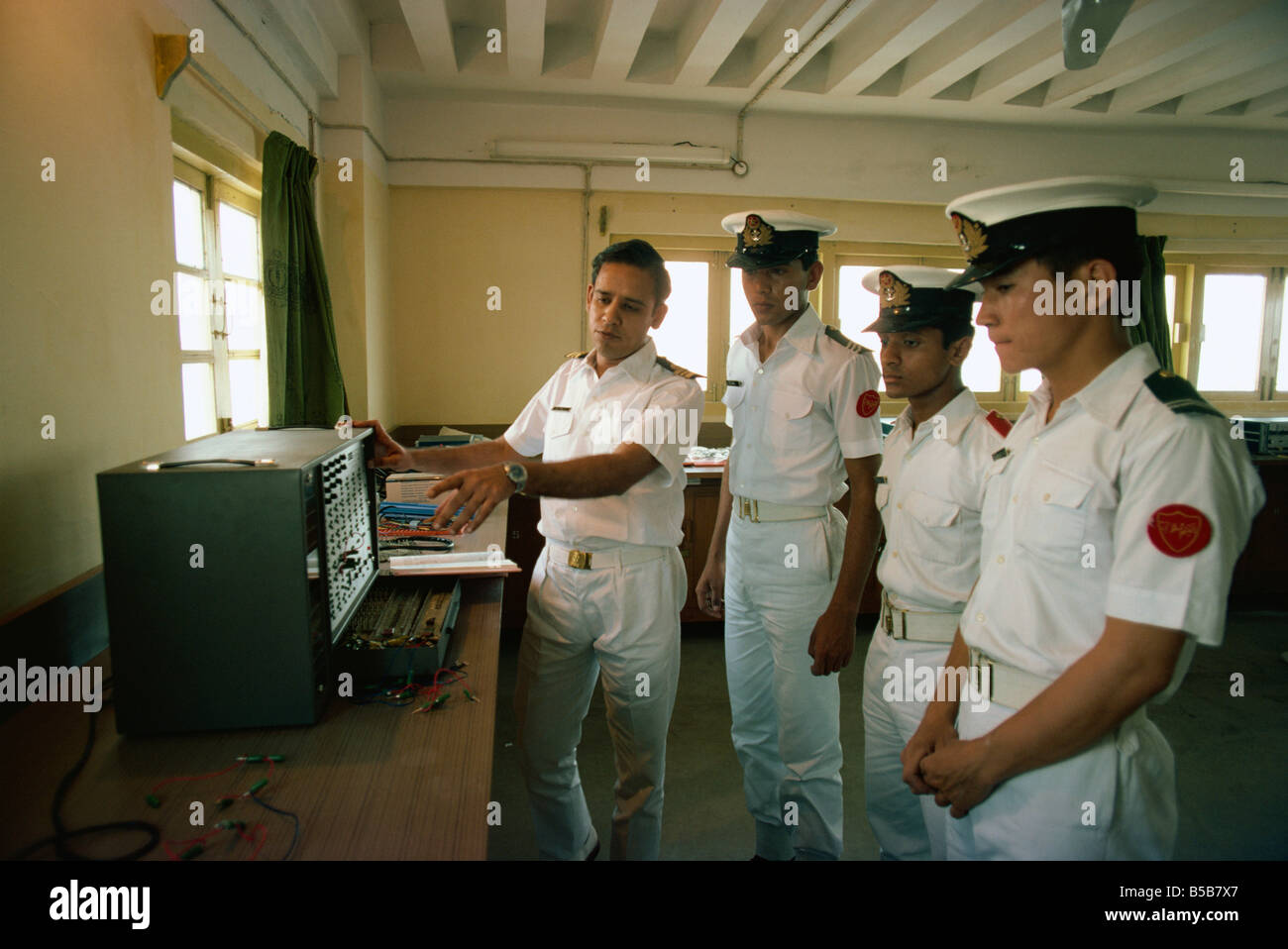 L'Accademia Navale di Karachi in Pakistan Asia Foto Stock