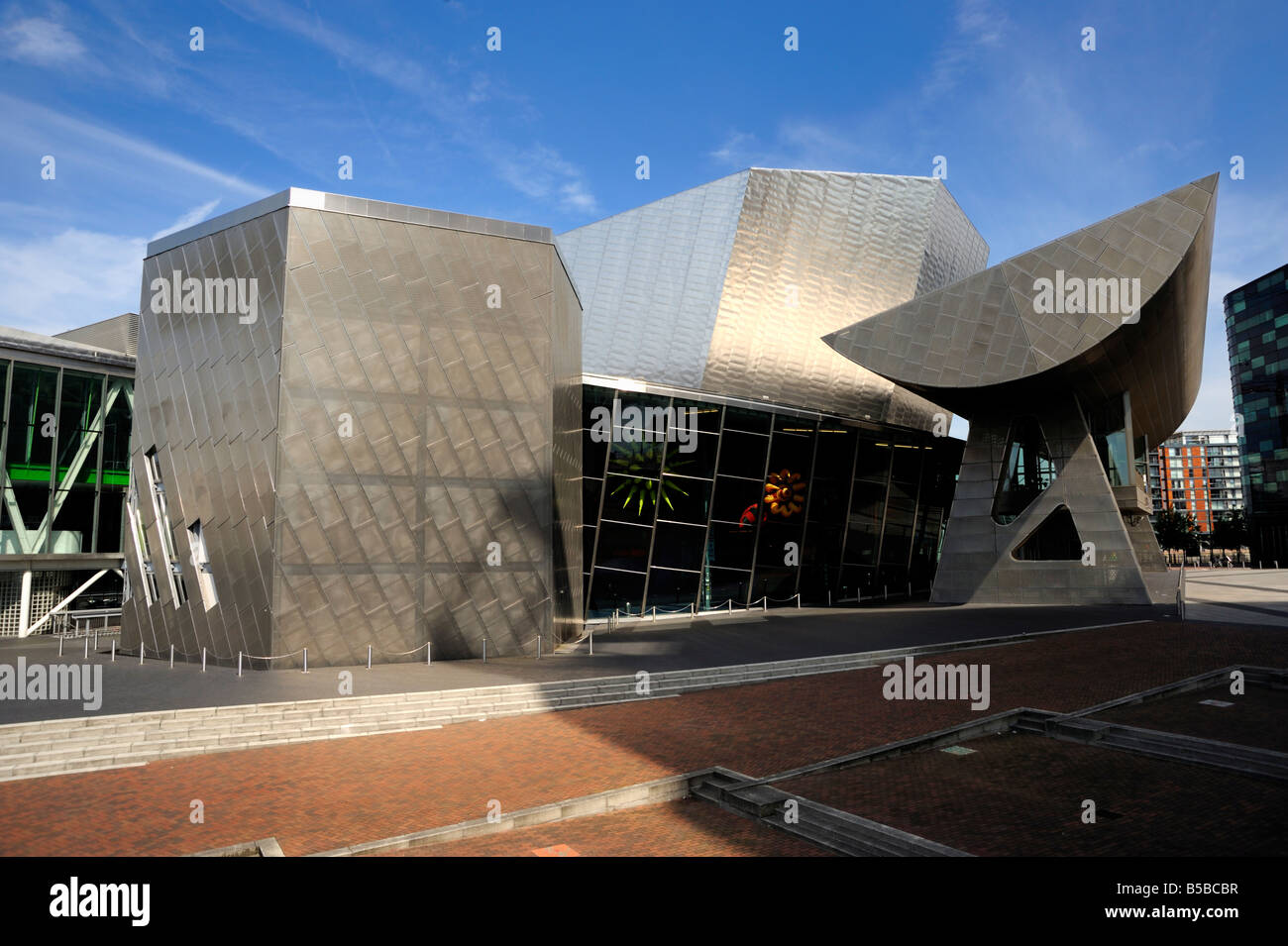 Il Lowry Centre, Salford Quays, Greater Manchester, Inghilterra, Europa Foto Stock