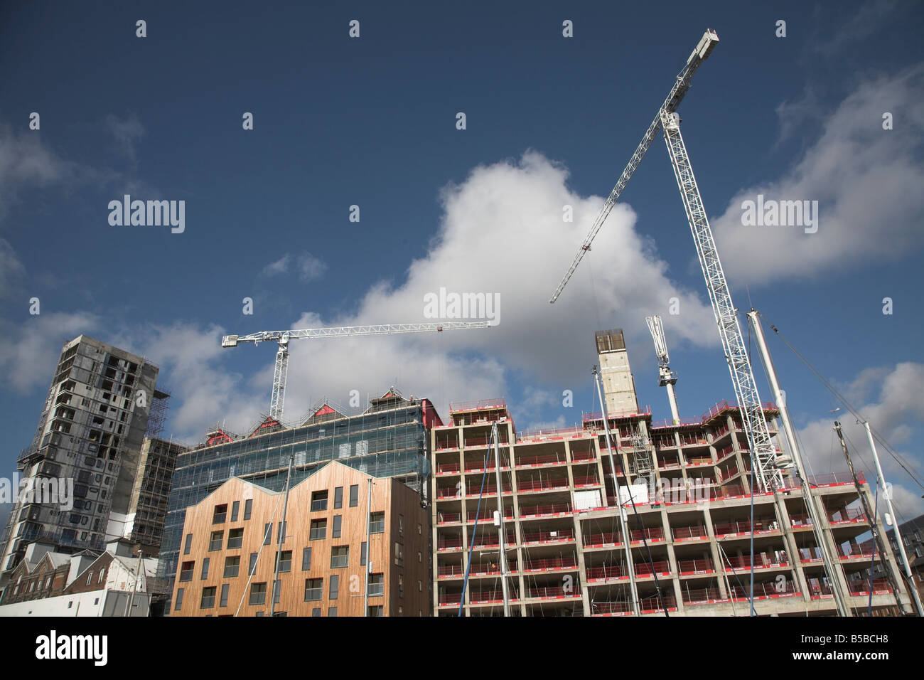 Riqualificazione urbana Ipswich Darsena Suffolk in Inghilterra Foto Stock