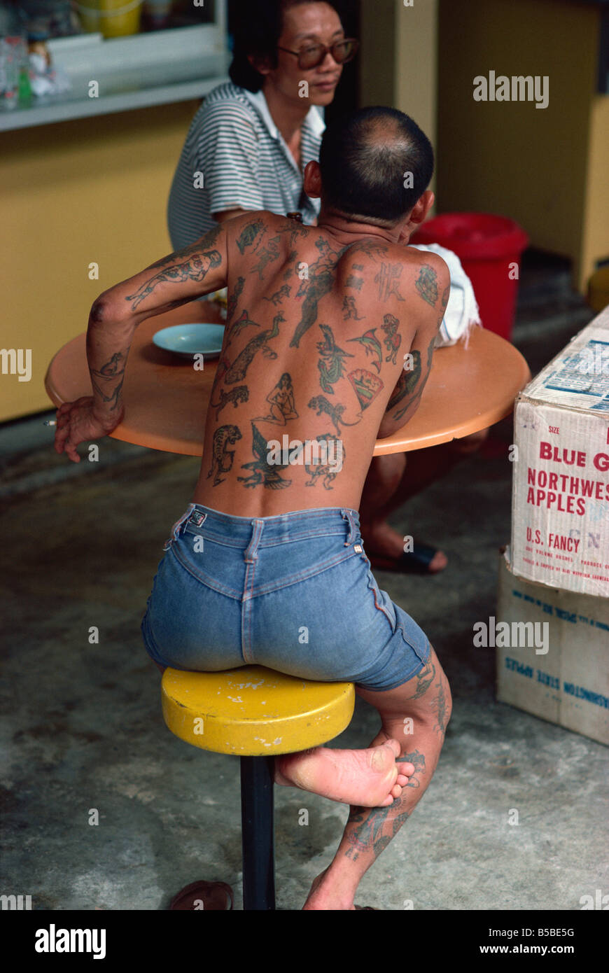 Toelettatura, Singapore, Sud-est asiatico Foto Stock