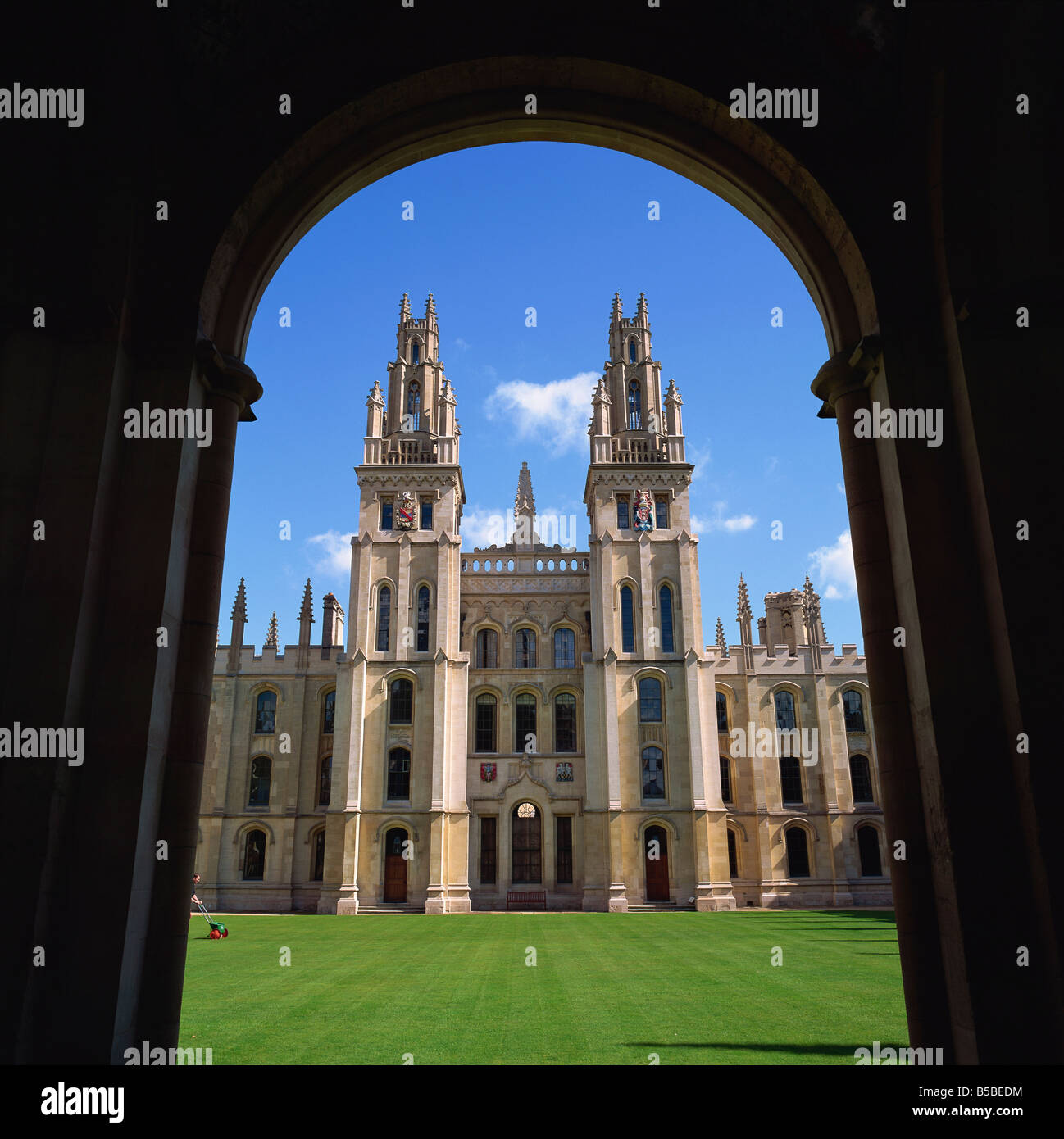 All Souls College di Oxford, Oxfordshire, Inghilterra, Europa Foto Stock