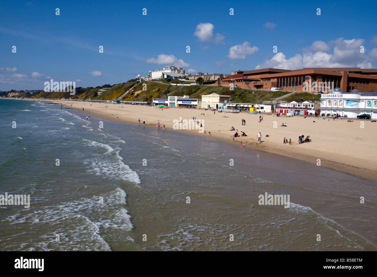 West Beach, Bournemouth Dorset, Inghilterra, Europa Foto Stock