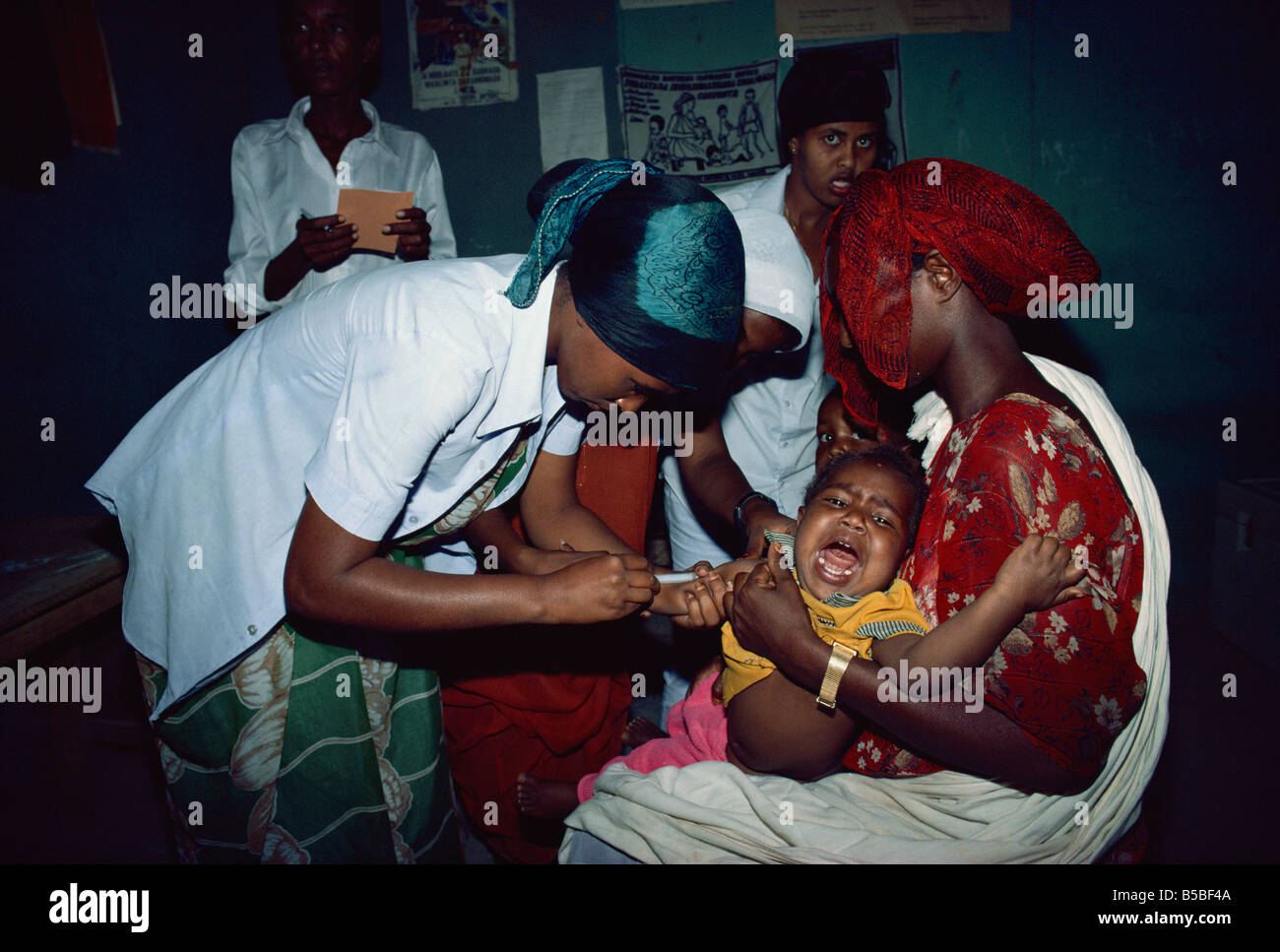 Immunizzazione, Somalia, Africa Foto Stock