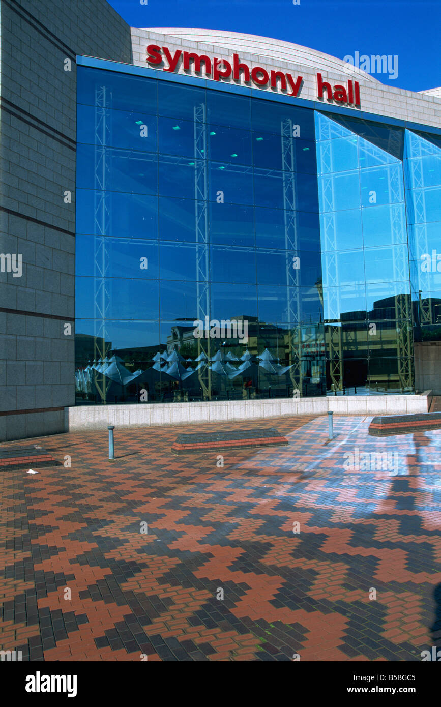 La Symphony Hall, Centenary Square, Birmingham, Inghilterra, Europa Foto Stock