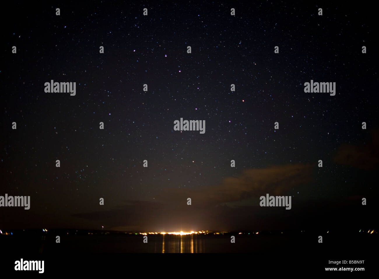 Il Big Dipper constellation risplende Washburn, Wisconsin. Foto Stock