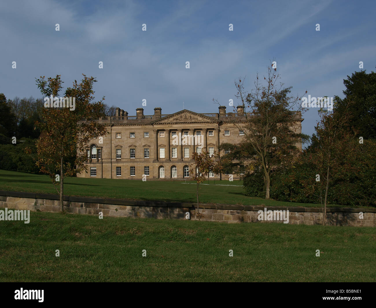 Wentworth Giardini di Castello Yorkshire Foto Stock