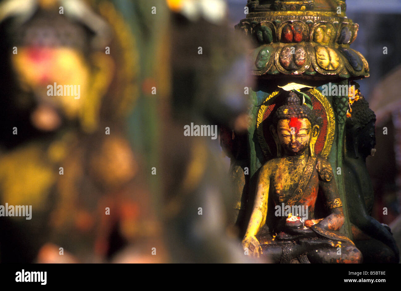 Santuario di freak street Kathmandu in Nepal Foto Stock