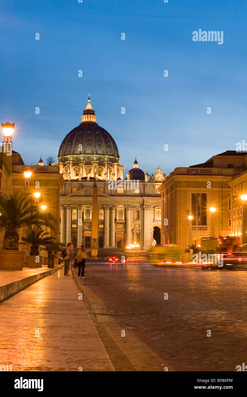 Italia Roma Vaticano Basilica di San Pietro Foto Stock