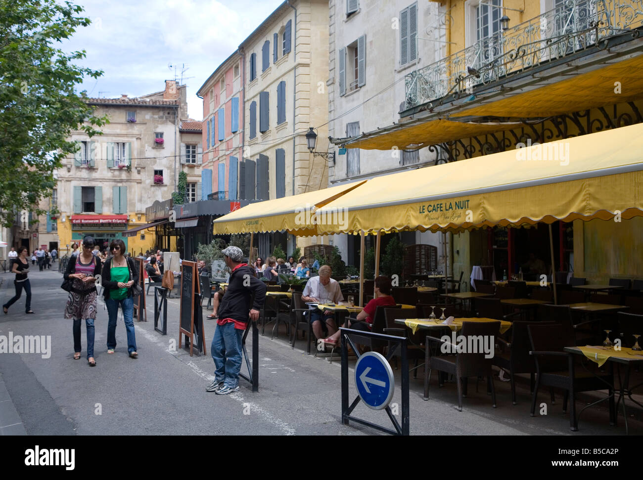 Le Cafe La Nuit, il cafe detto di avere ispirato Van Gogh s famoso dipinto Foto Stock