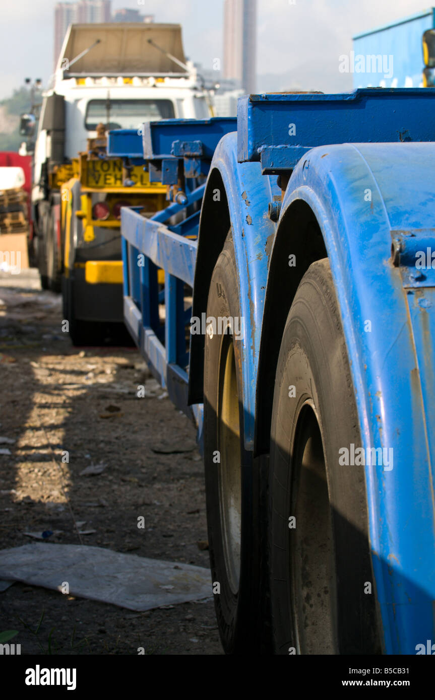 Camion parcheggiato Foto Stock