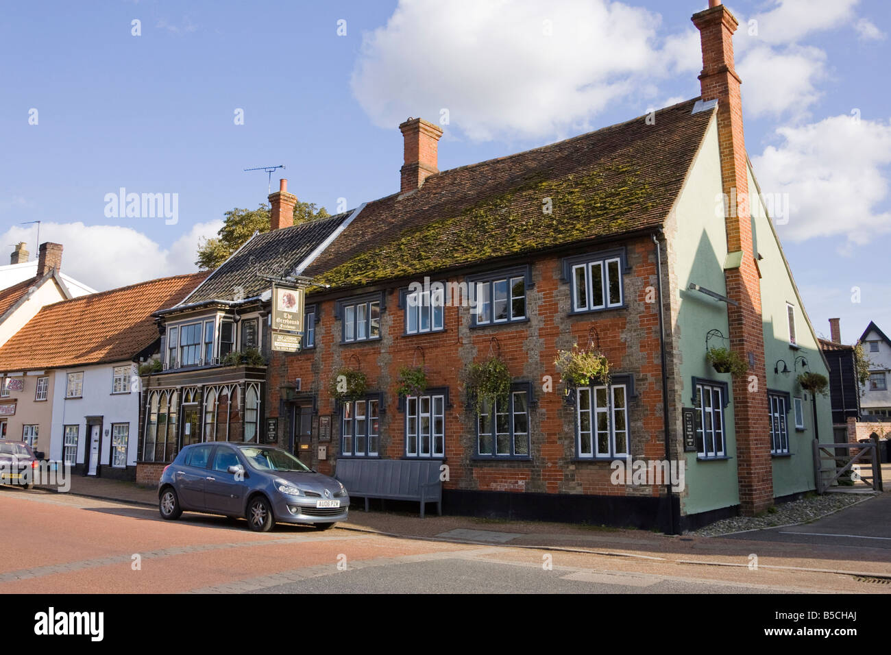 'The Greyhound' pub nel villaggio Rickinghall nel Suffolk REGNO UNITO Foto Stock 'The Greyhound' pub nel villaggio Rickinghall nel Suffolk REGNO UNITO Foto Stock