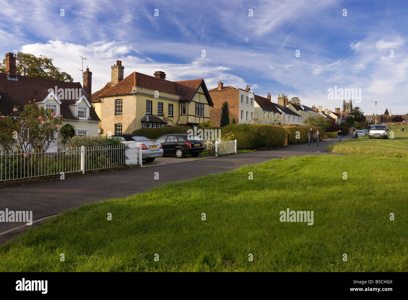 Case in Long Melford, Suffolk, Regno Unito Foto Stock Case in Long Melford, Suffolk, Regno Unito Foto Stock