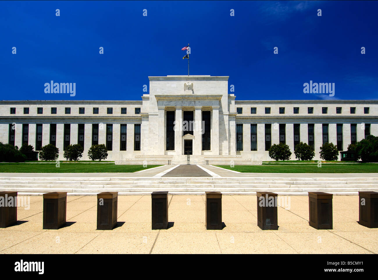 United States Federal Reserve Board building, Washington DC, USA Foto Stock