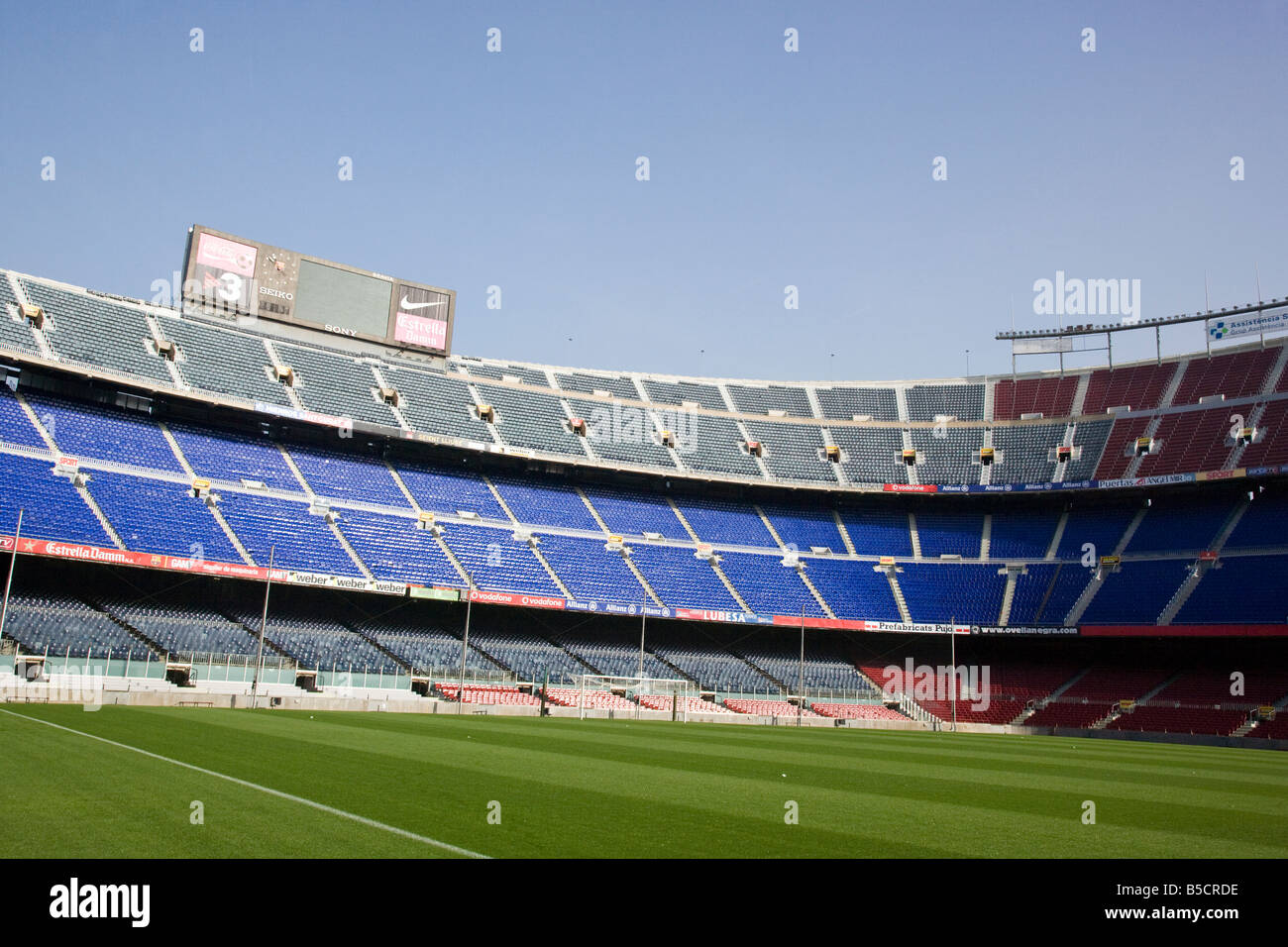 CAMP NOU FC BARCELONA FOOTBALL STADIUM BARCELONAFC FCBARCELONA SPAGNA Foto Stock