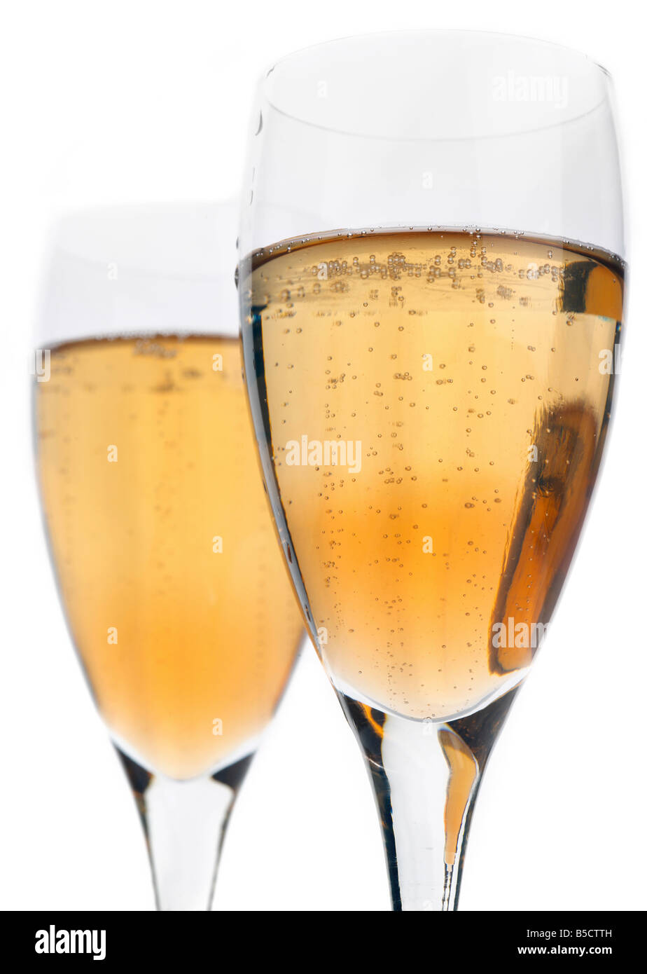 Kir Royale Champagne con Cassis Shallow focus il punto di messa a