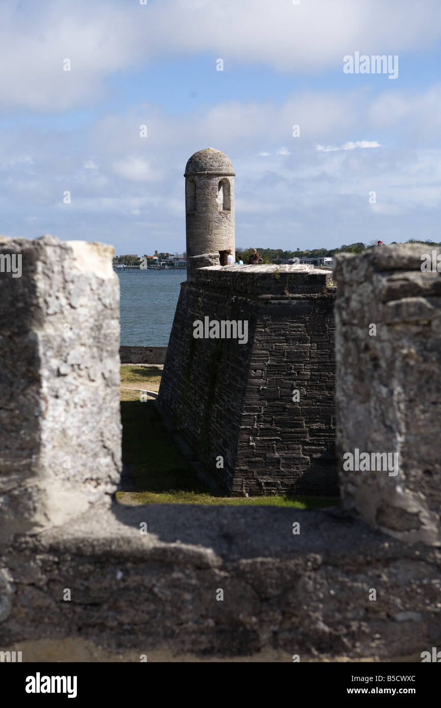 Castillo de San Marcos National Monument Florida Foto Stock