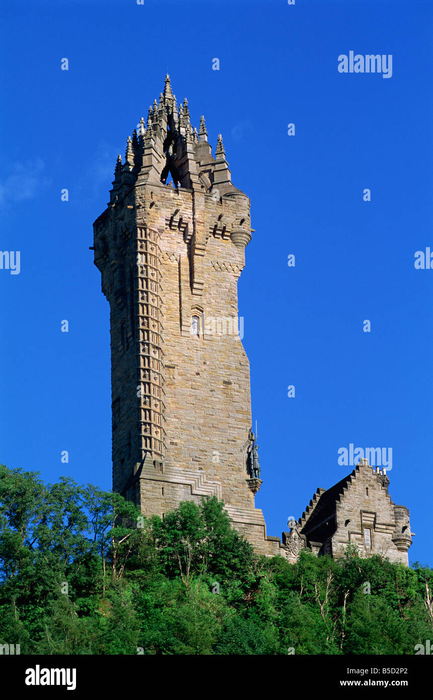 Stirling Wallace Monument Scozia UK G Thouvenin Foto Stock