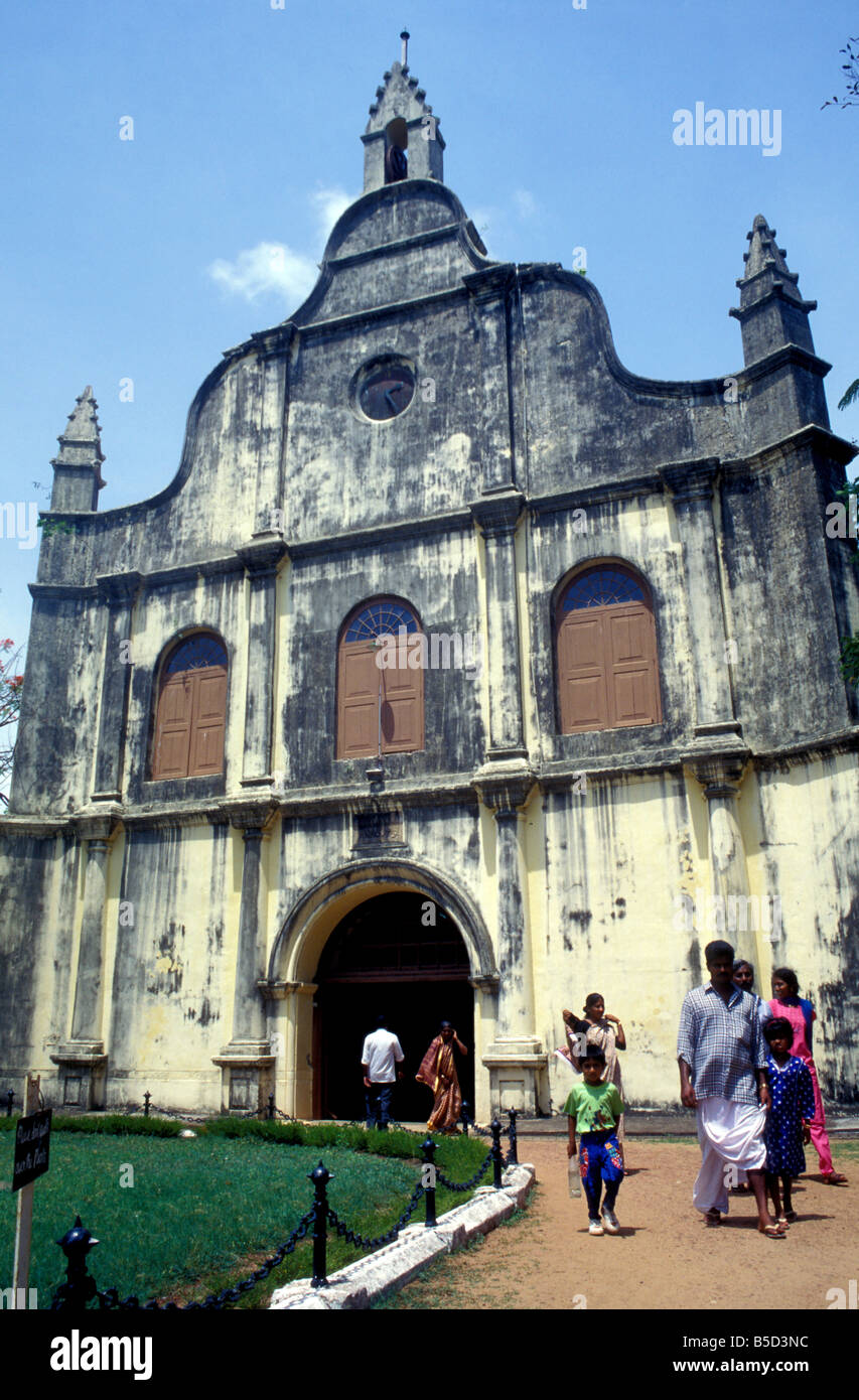 San Francesco Chiesa cochin india kerala Foto Stock