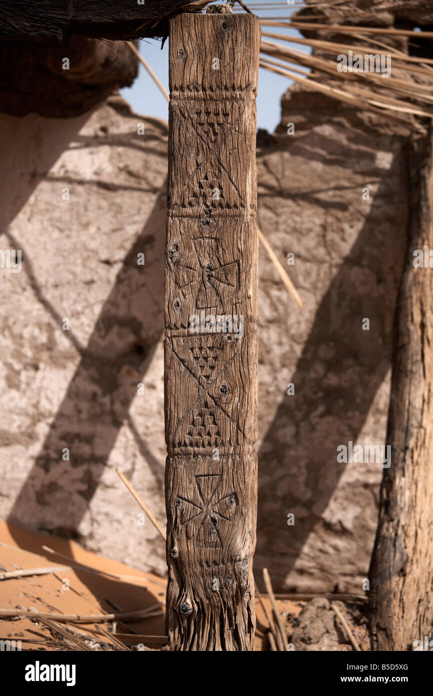 Le rovine della città medievale di Old Dongola, Sudan, Africa Foto Stock
