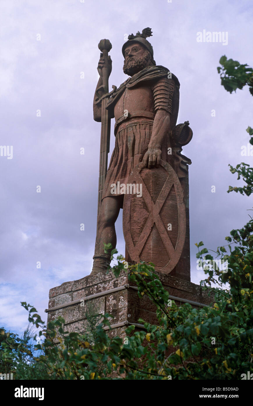 Statua di William Wallace, martello degli scozzesi, Stirling, Stirlingshire, Scozia Foto Stock