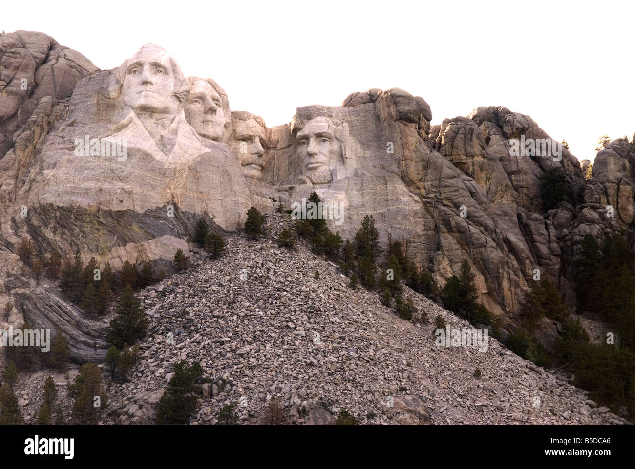 Il Monte Rushmore nel Sud Dakota STATI UNITI D'AMERICA Foto Stock