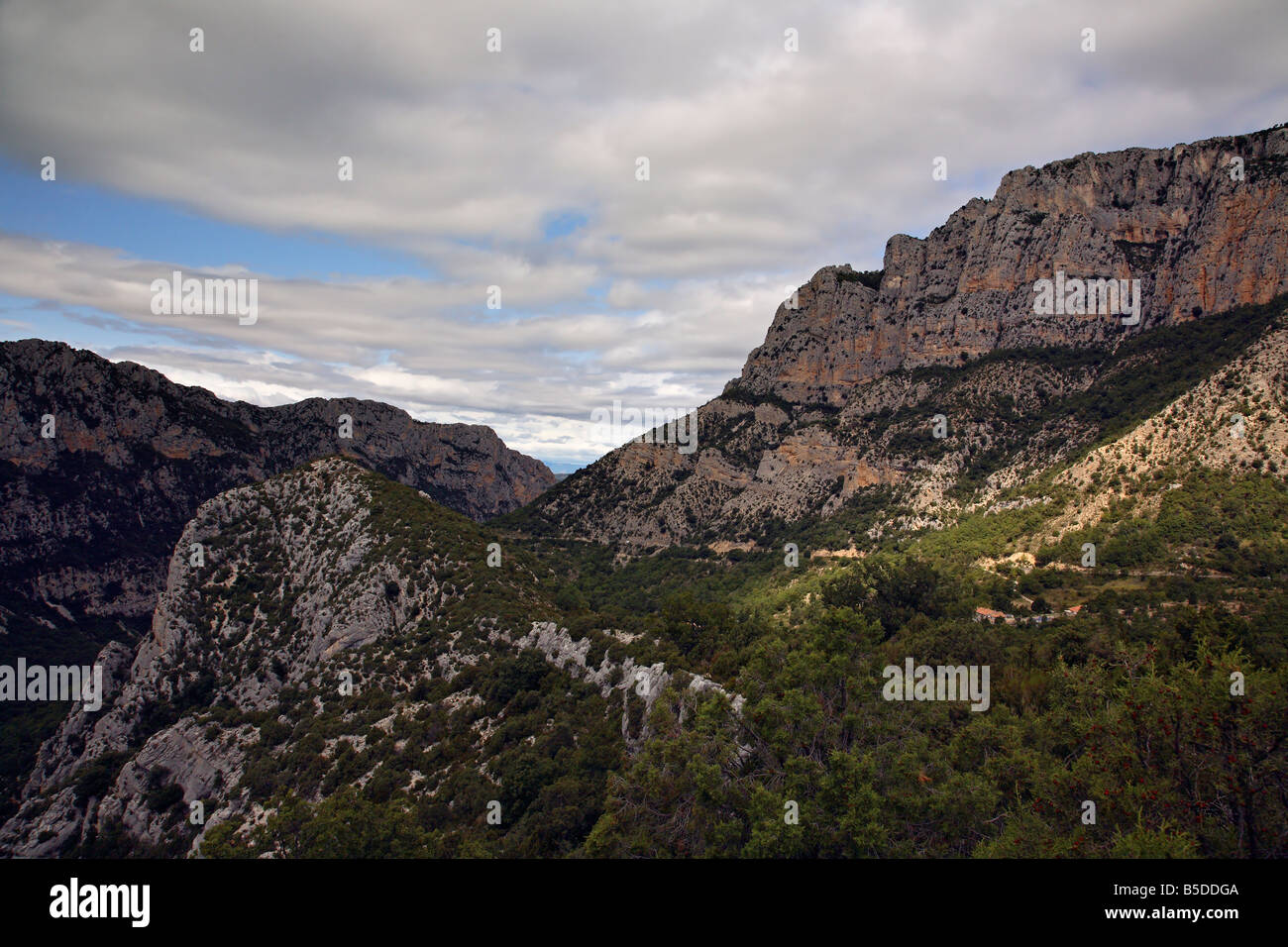 Gorges du Verdon mountain range Francia Foto Stock