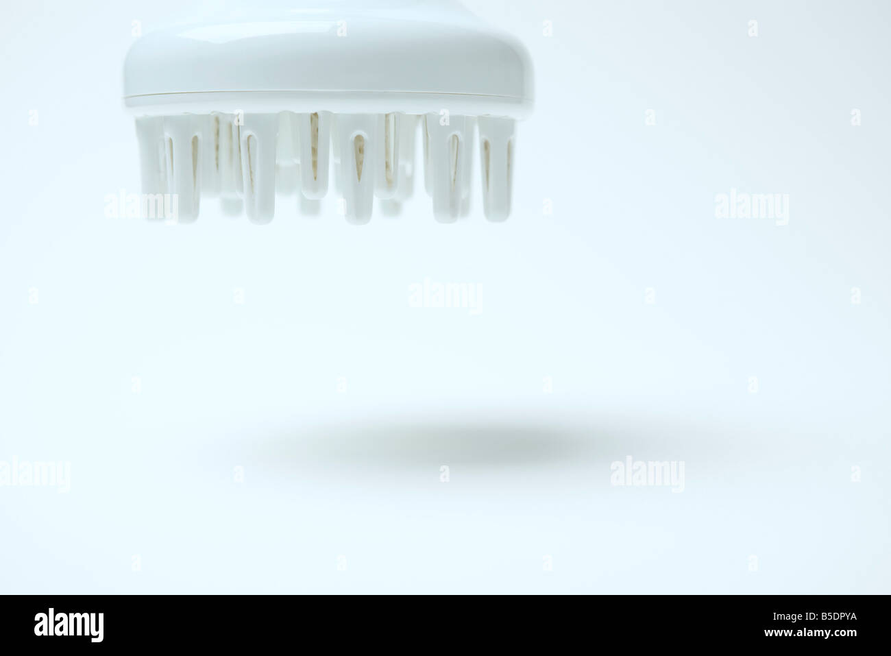 Asciugacapelli diffusore in bilico in midair, close-up Foto Stock