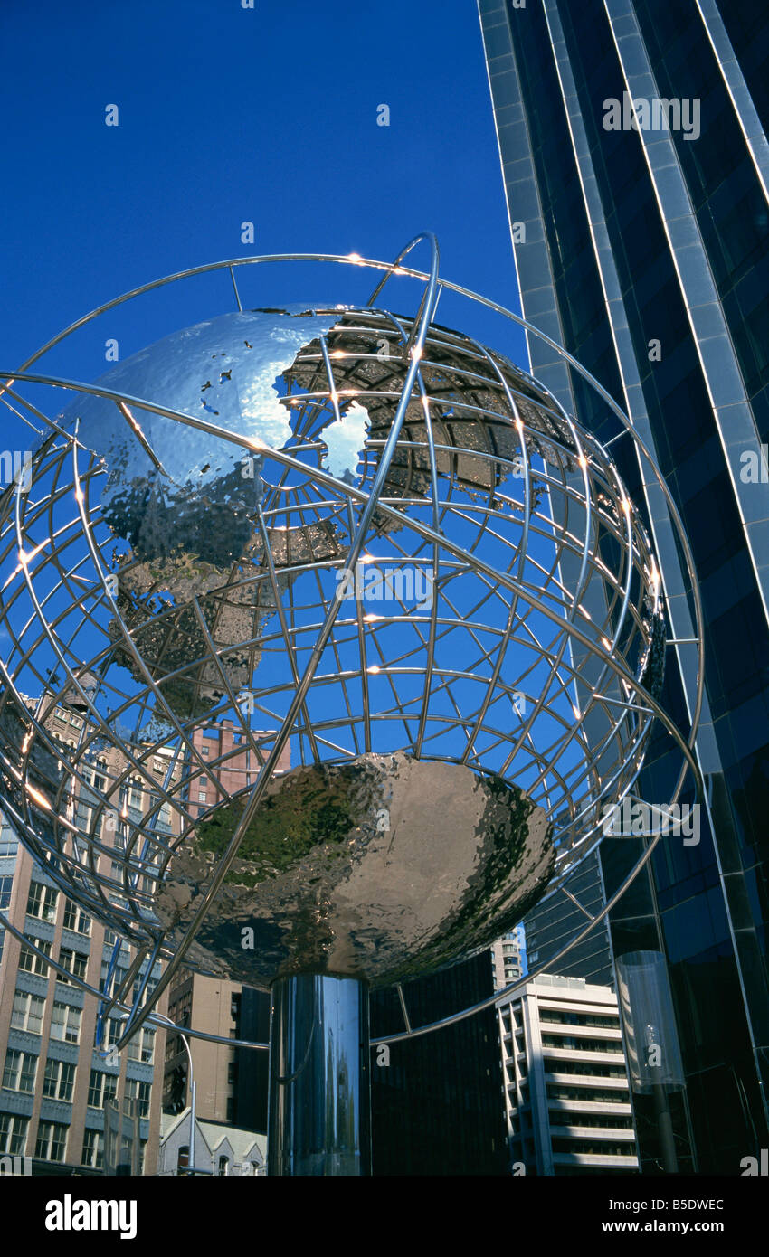 Columbus Circle Central Park West New York City New York unità6ed membri di America Nord America Foto Stock