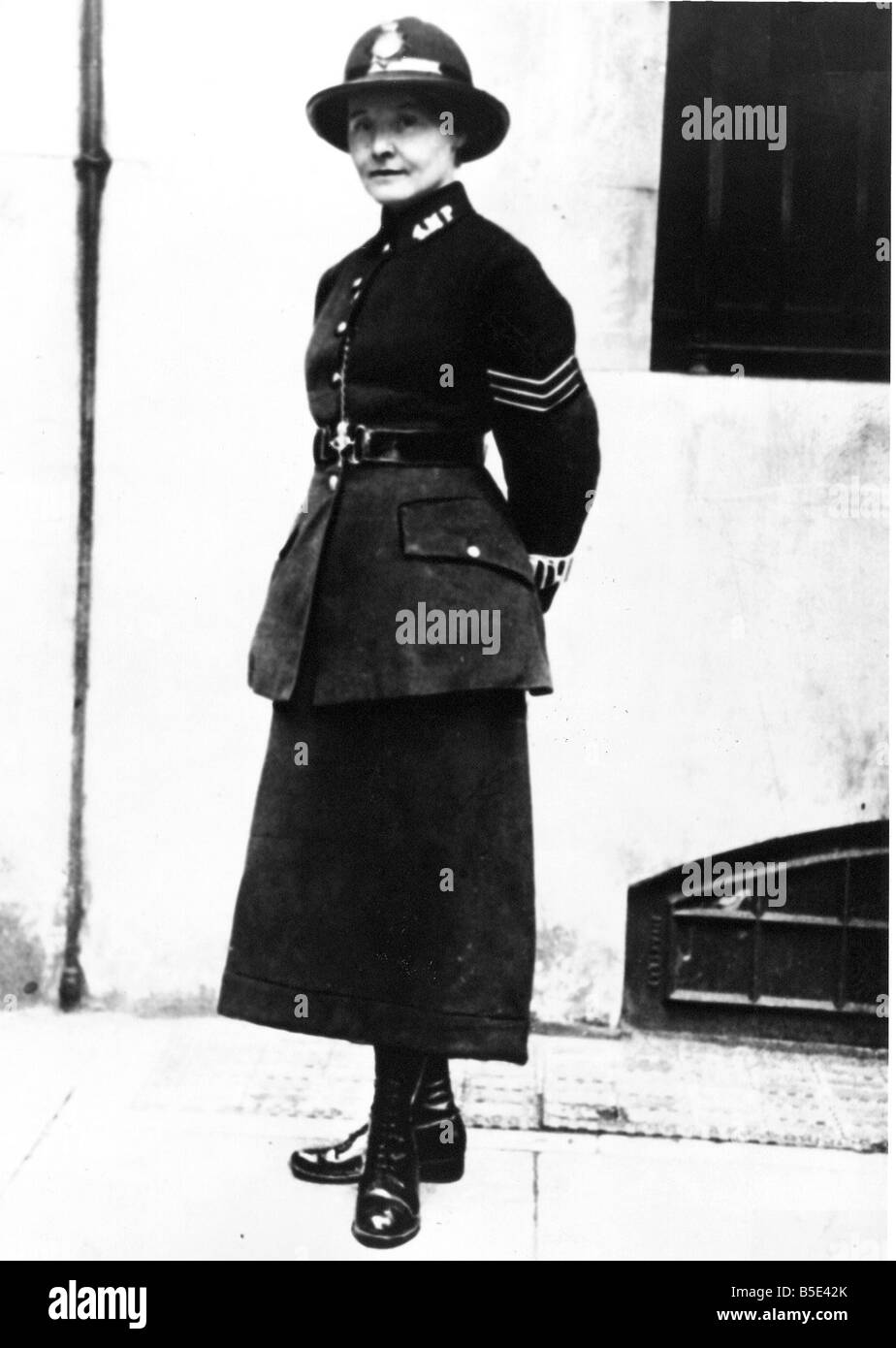 Una donna funzionario di polizia dal 1919 1930 ser Foto Stock